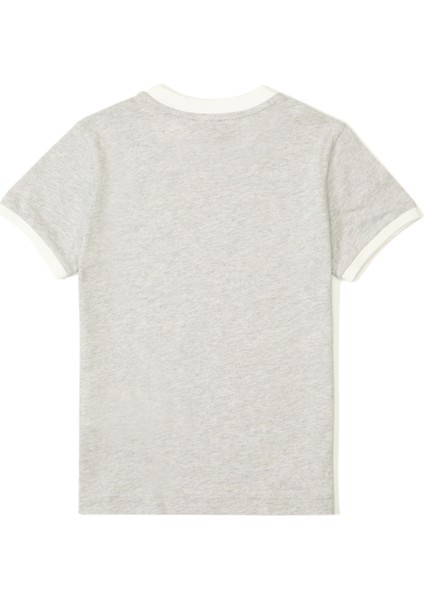 Gri Logo Nakışlı Erkek Çocuk T-Shirt fiyatları