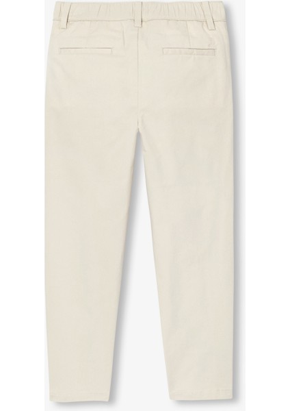 Kırık Beyaz Italyan Cepli Twill Erkek Çocuk Pantolon fiyatları