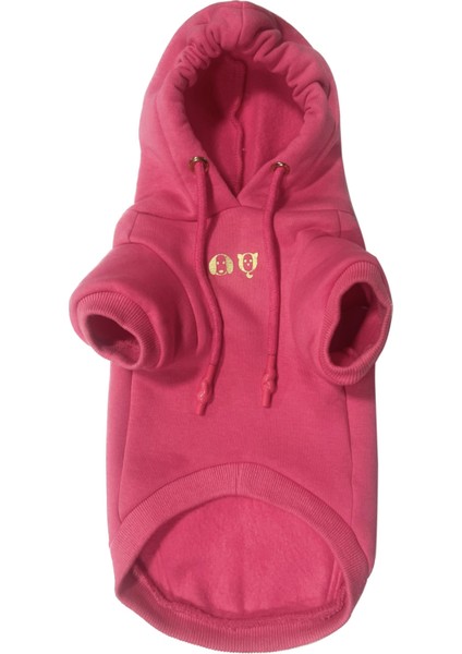 I Woof U Pembe Köpek Hoodie