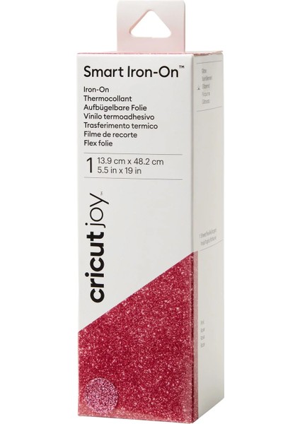 2008062 Joy Smart Parlak Pembe Iron On Vinil 14X48 cm
