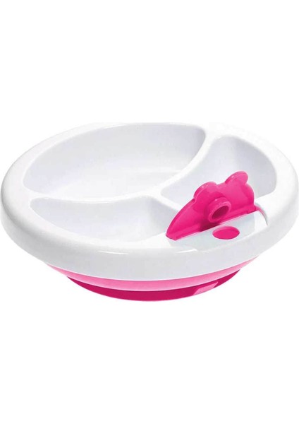 Platö Pembe Sıcak Su Hazneli Mama Tabağı