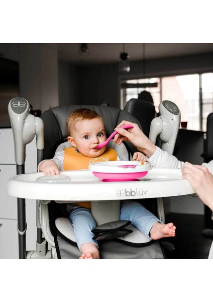 Platö Pembe Sıcak Su Hazneli Mama Tabağı