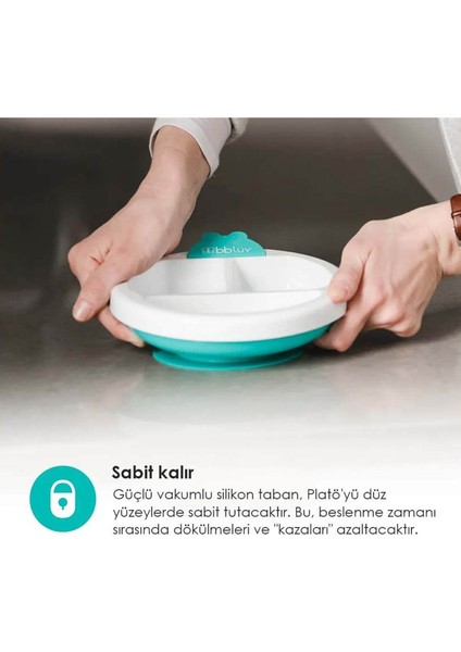 Platö Pembe Sıcak Su Hazneli Mama Tabağı