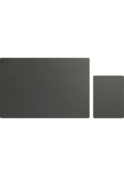 Zeytin Yeşil Deri Masa Matı ve Mouse Pad Seti