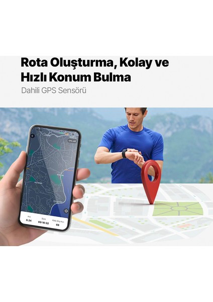 Tempus Pro Amoled Siyah Unisex Akıllı Saat