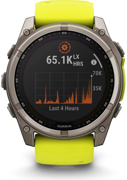 Fenix 8 Solar Sapphire Titanyum Amp 51 mm Sarı/grafit Silikon Kayışlı Akıllı Saat fiyatları