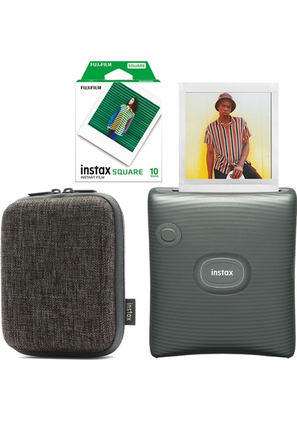 Instax Sq Link Yeşil Ex D Akıllı Telefon Yazıcısı ve Hediye Seti 3