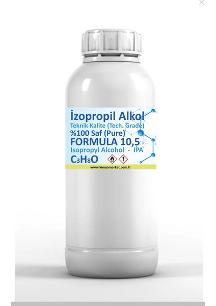 5 lt izo propil alkol İPA kokusuz %99.9 saf dezenfektan