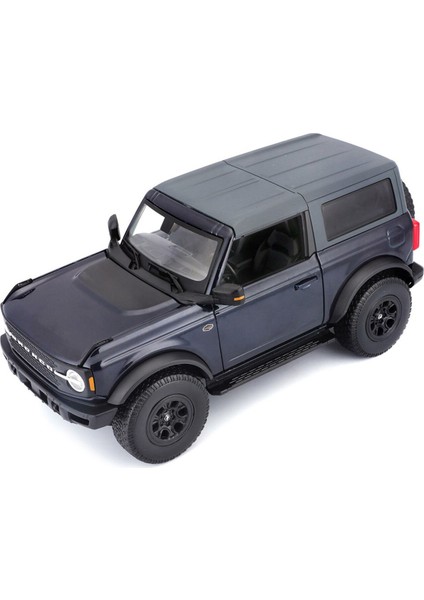 Model Ford Bronco Wildtrak 1/18 2021 Siyah Model Araba