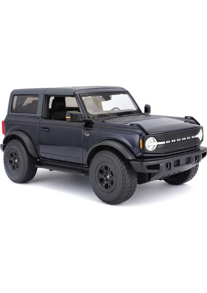 Model Ford Bronco Wildtrak 1/18 2021 Siyah Model Araba