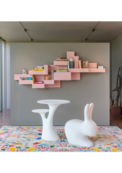 Rabbit Tree Beyaz Iki Başlıklı Sehpa