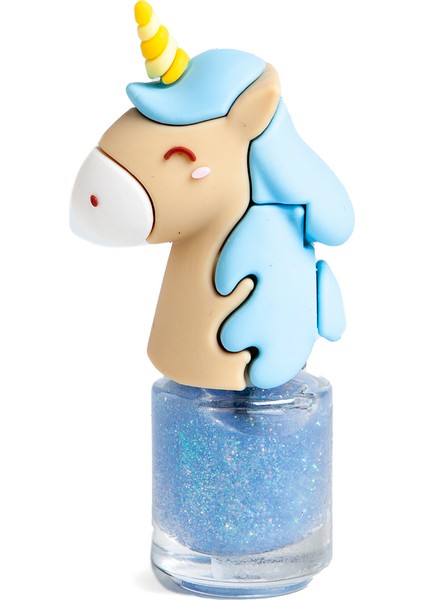 Unicorn Figürlü Mavi Su Bazlı Oje