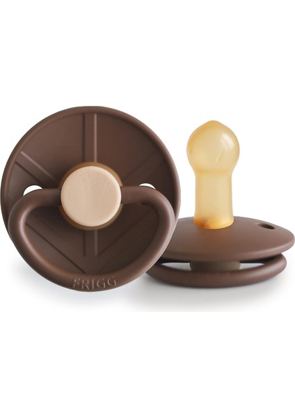 Little Viking Bjorn Cocoa Kahverengi 6-18 Ay Kauçuk Emzik