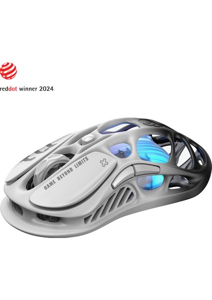 Mercury Beyaz K1+M1 Pro Kablosuz Rgb Işıklı Mekanik Q Gaming Klavye ve Optik Mouse Seti