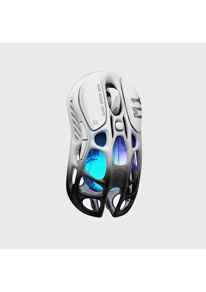 Mercury Beyaz K1+M1 Pro Kablosuz Rgb Işıklı Mekanik Q Gaming Klavye ve Optik Mouse Seti