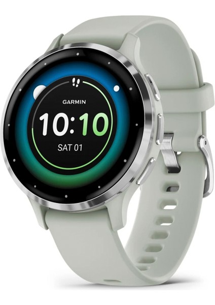 Venu 3s Gümüş Sage 41MM Gri Kayışlı Akıllı Saat