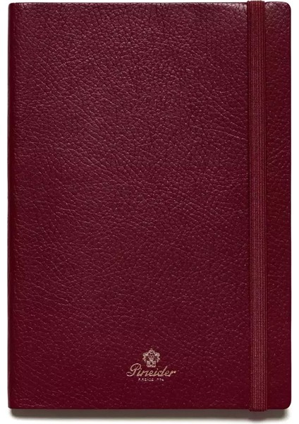 Bordo Çizgili Defter