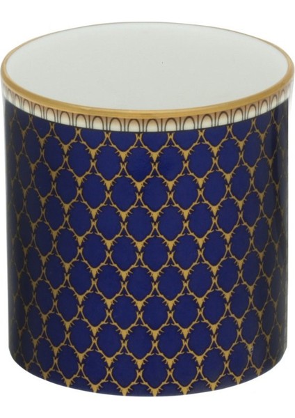 Antler Trellis Gold Koyu Mavi 24 Ayar Altın Yaldızlı Kalemlik
