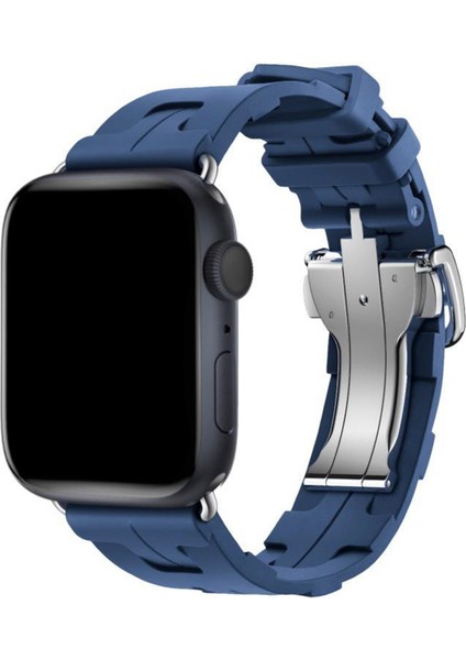 Rug Apple Watch Uyumlu 44/45/46/49 mm Mavi Saat Kordonu fiyatları