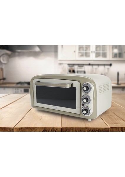 Vintage Bej Mini Fırın 0979/03