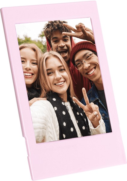 Instax Mini 12 Pembe Fotoğraf Makinesi + Fotoğraf Çerçeve Seti