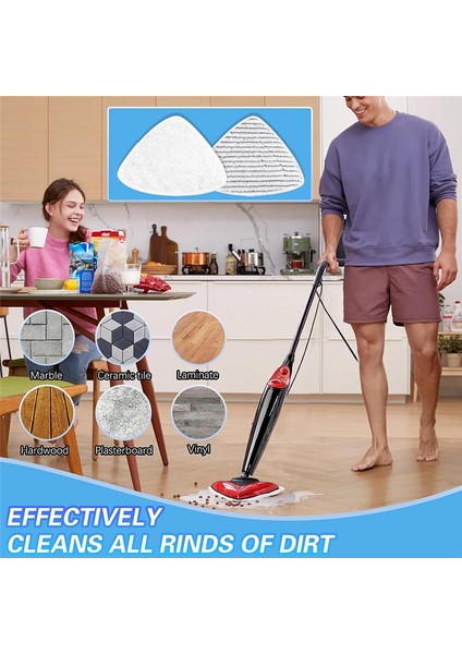 10 Paket Buharlı Temizleyici Yedek Kılıfları ve Plus (Yurt Dışından)