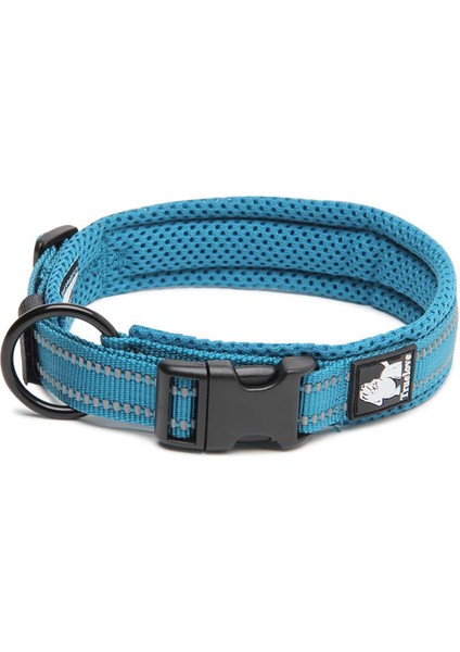 Mesh Yumuşak Süngerli Açık Mavi Köpek Boyun Tasması