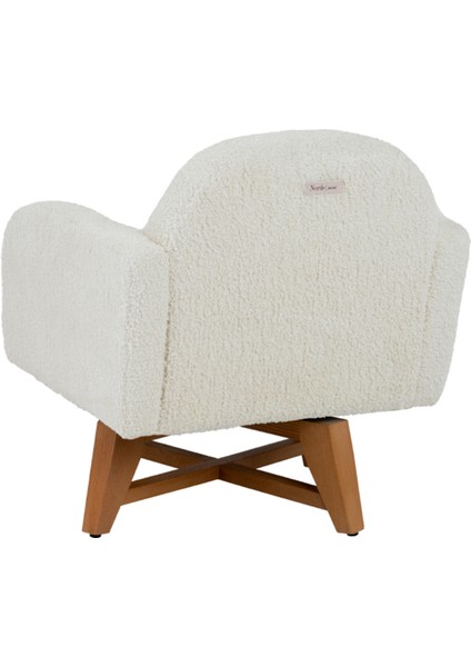 Cozy Beyaz 360 Derece Dönebilen Teddy Berjer