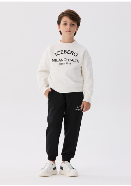 Kırık Beyaz Baskılı Erkek Çocuk Sweatshirt fırsatları