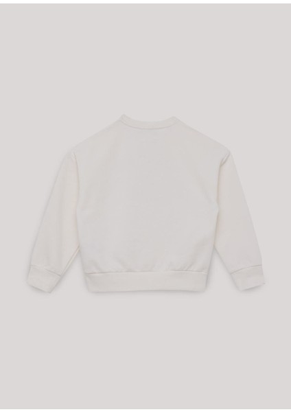 Kırık Beyaz Baskılı Erkek Çocuk Sweatshirt indirimleri