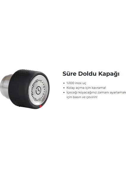 Inox Isı Yalıtımlı Gri Çelik Termos 2 Lt fırsatları