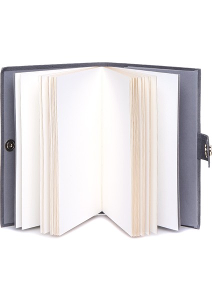 Lila Harf Baskılı Çıtçıtlı Defter
