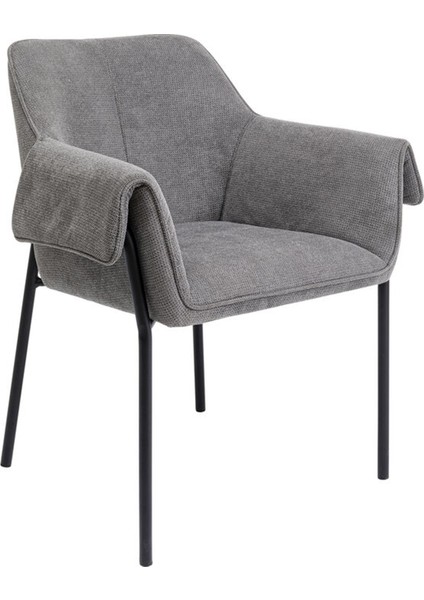Armrest Bess Gri Sandalye