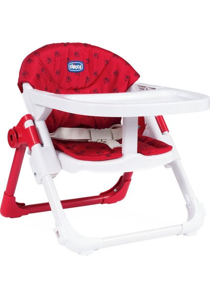 Chairy Tepsili Kırmızı Mama Sandalyesi