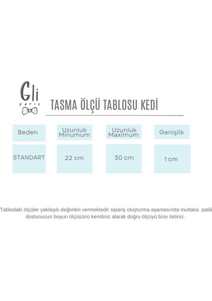 Luna Bej Papyonlu Kedi Boyun Tasması