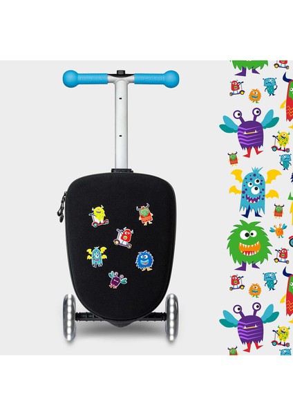 Luggage Junior Velcro Mavi Unisex Çocuk Scooter fiyatları