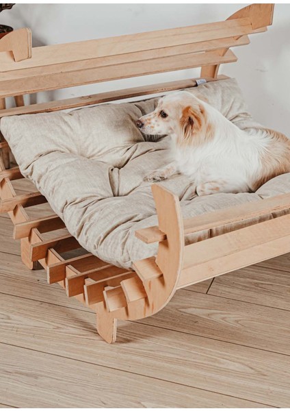 Hamak Ahşap Bej Large Orta Irk Köpek Yatağı fiyatları
