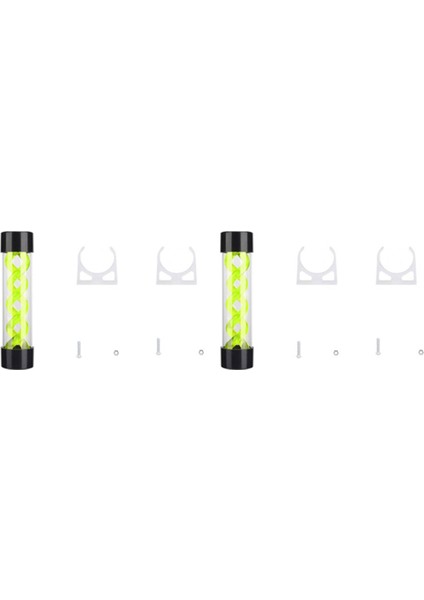 2 Adet 200MM Su Soğutma Pc Su Deposu Bilgisayar Su Soğutma Tankı G1/4 Iplik ile Pc Bilgisayar Soğutucu (Yeşil) (Yurt Dışından)