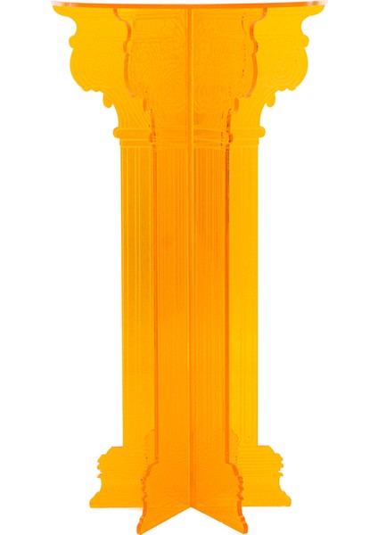Corinthian Turuncu Akrilik Yan Sehpa