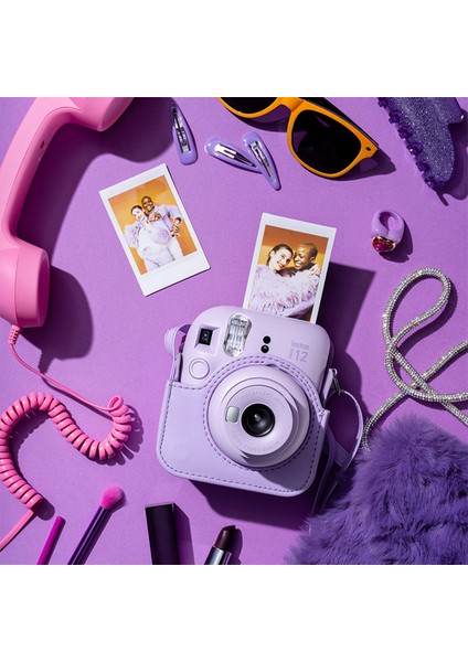 Instax Mini 12 Lila Fotoğraf Makinesi + 20'li Mini Film