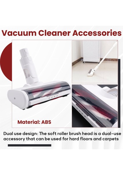 K10/G10 1c V8/V9B/V9P/V11/G9 Halı Vakum Temizleyici Parçaları Için Elektrikli Fırça Başlığı (Yurt Dışından)