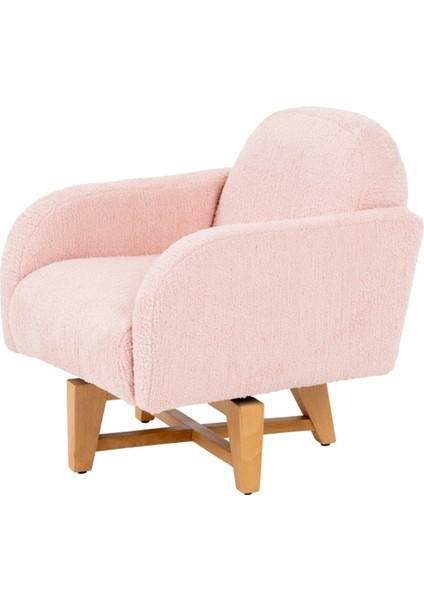 Cozy Pembe 360 Derece Dönebilen Teddy Berjer