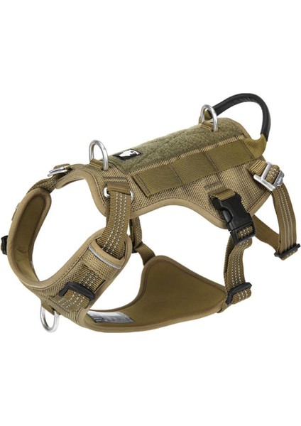 Tactical Asker Yeşili Köpek Göğüs Tasması
