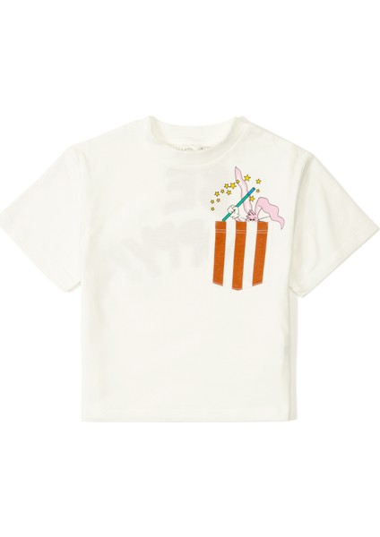 Krem Erkek Çocuk T-Shirt