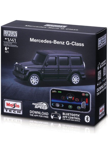 Mercedes-Benz G-Class 1:41 Siyah Metal App Control Kumandalı Araba 20052 fiyatları