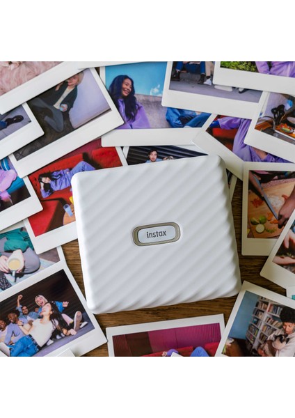 Instax Wide Link Beyaz Akıllı Telefon Yazıcısı Bundle Box