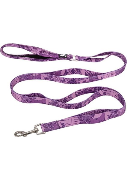 Mor Neoprene Süngerli Kamuflajlı Köpek Tasma Kayışı