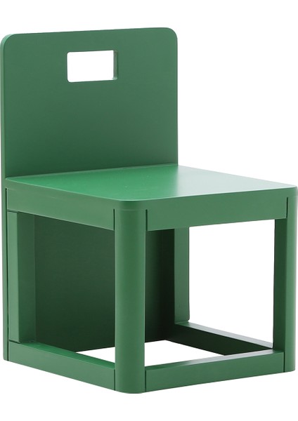 Rectangle Tubi Chair Yeşil Çalışma Sandalyesi