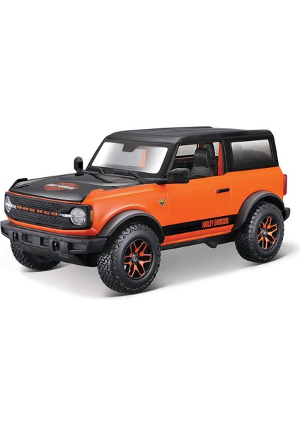 2021 Ford Bronco Badlands 1:24 Turuncu Model Araba 32272