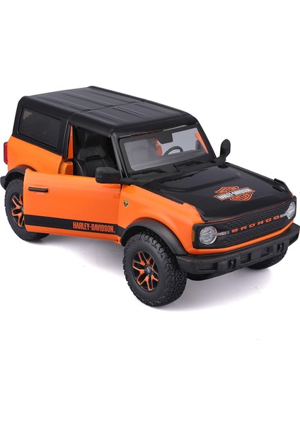 2021 Ford Bronco Badlands 1:24 Turuncu Model Araba 32272